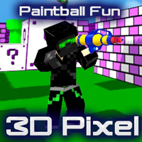Jugar Gratis Paintball Fun 3D Pixel