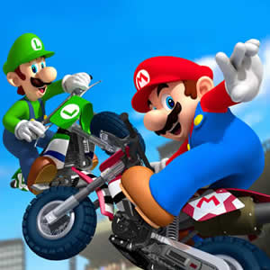 Mario and Luigi Motorbike Puzzle Play Game online Kiz10.com - KIZ