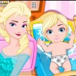 Play Elsa nursing baby twins Game Free